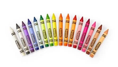 Crayola Large Crayon Set 16 Assorted Colors | Comfortable Grip for Kids & Classroom thumbnail 4