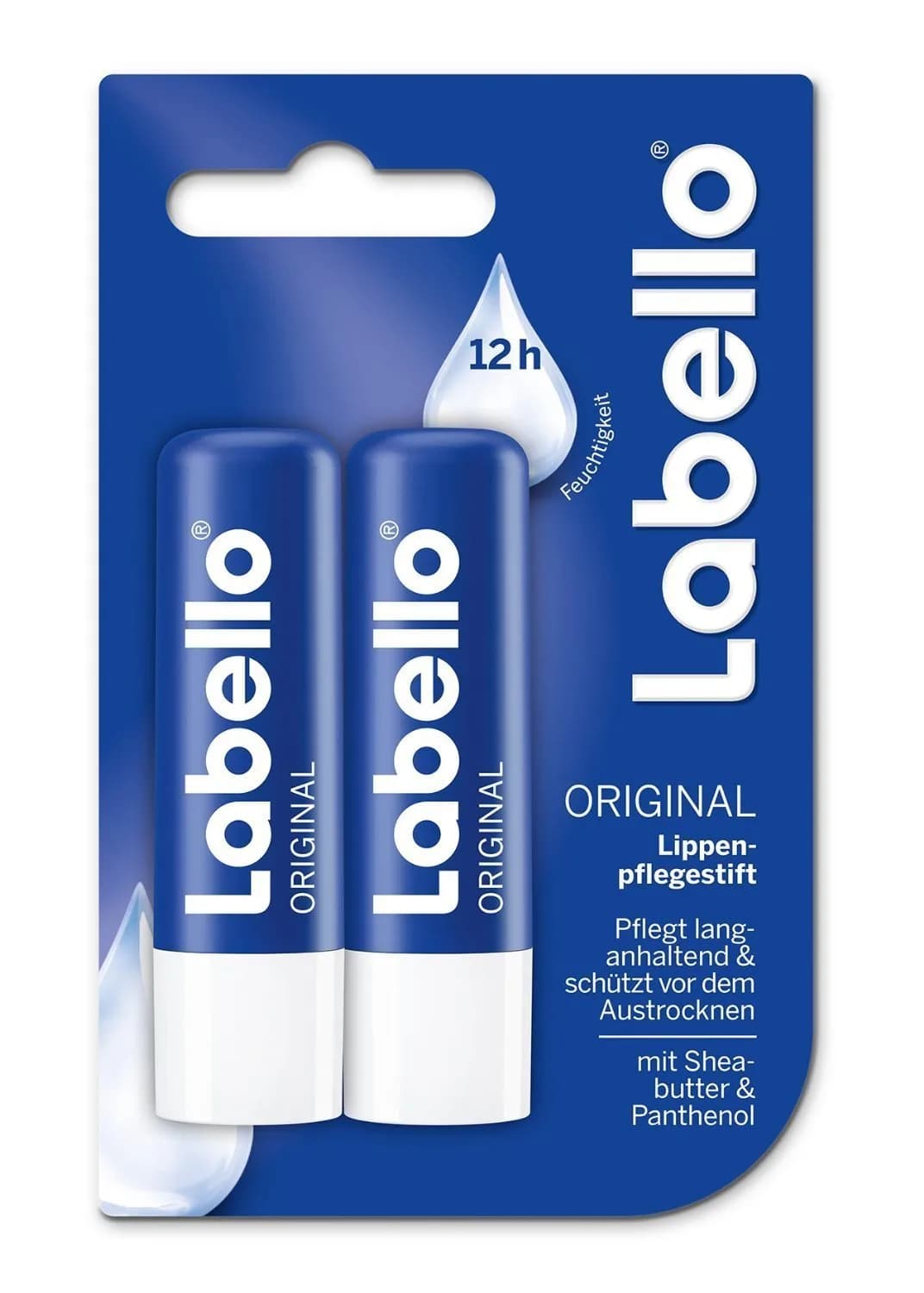 Labello Classic Care Lip Balm 4.8g (0.18 oz) Pack of 2 | Hydrating & Nourishing - main product image