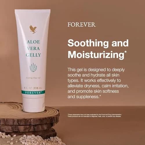 Forever Living Aloe Vera Gelly 118ml (4 fl oz) | Soothes & Moisturizes Dry, Irritated Skin thumbnail 3