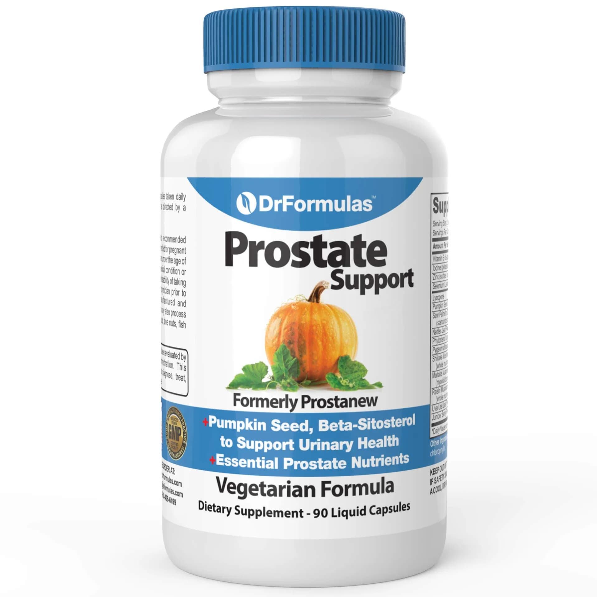 DrFormulas Super Prostate Supplement 90 Veg Capsules | Supports Urinary & Hormone Health - main product image