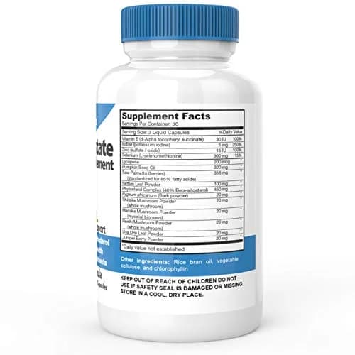 DrFormulas Super Prostate Supplement 90 Veg Capsules | Supports Urinary & Hormone Health thumbnail 2