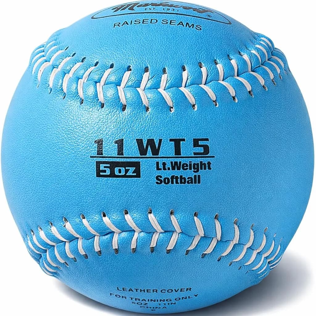 Markwort Color Coded Weighted 11-Inch Softball (5 oz / 142 g) | Training Aid for Baseball & Fastpitch - main product image