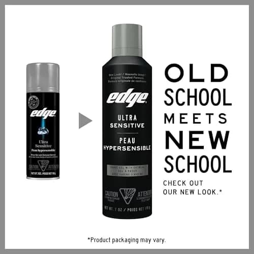 Edge Ultra Sensitive Skin Unscented Shaving Gel 207ml (7 Fl Oz) | Advanced Formula for Dry, Sensitive Skin thumbnail 2