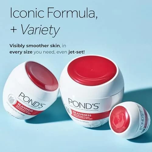POND’S Rejuveness Face Cream 394ml (14.1 oz) | Anti-Aging Moisturizer with AHAs, Collagen & Vitamin E thumbnail 6