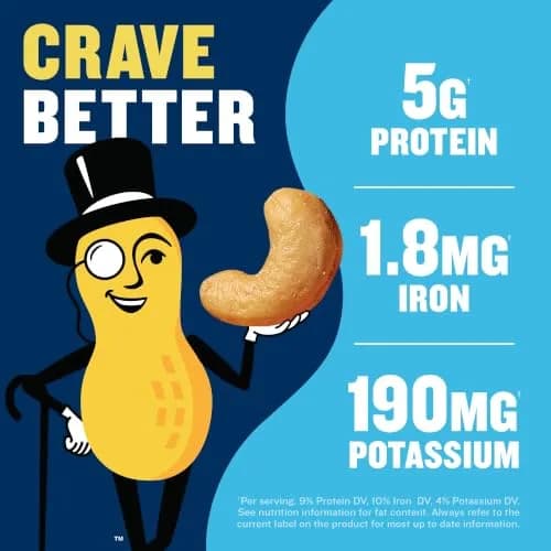 PLANTERS Deluxe Salted Whole Cashews 18.25 Oz | Plant Based Protein Snack with Rich Flavor thumbnail 3