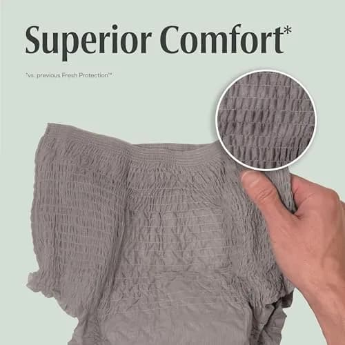 Depend Adult Diapers Small/Medium | Maximum Absorbency & Odor Control for Men thumbnail 5