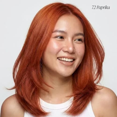 Adore Semi Permanent Hair Color, 072 Paprika, 4 Fl Oz | No Ammonia, Peroxide or Alcohol, Lasts 4 Weeks thumbnail 2