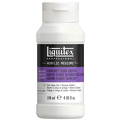 Liquitex Professional Effects Slow-Dri Fluid Retarder 118ml (4 fl oz) | Extends Acrylic Paint Working Time thumbnail 1