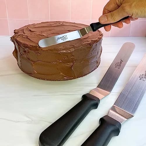 Ateco Ultra Offset Tapered Spatula 1.8 cm (0.75 Inch) Blade | Professional Quality Baking Tool for Intricate Designs thumbnail 2