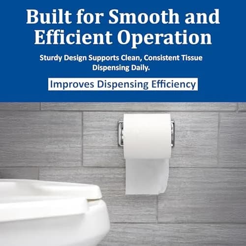 San Jamar SANR200XC Locking Toilet Tissue Dispenser, Plastic, 1 Count | Commercial Restroom Essential thumbnail 5