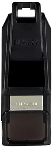 Molten Blazza Whistle, Black | High-Pitched Indoor Referee Whistle with Titanium Frame thumbnail 1
