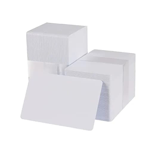 easyIDea White CR80 Standard PVC Cards 20 Mil (500 Cards) | USA-Imported for ID Printing & Crafts thumbnail 1