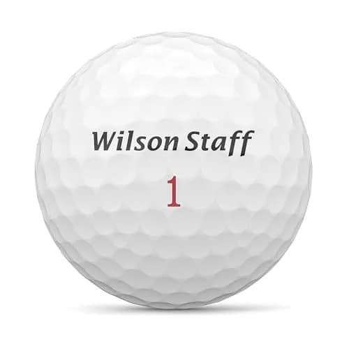 Wilson Staff Zip Golf Balls- White, 24 Pack | Minimal Spin & Max Distance thumbnail 2
