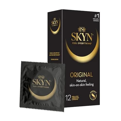 SKYN Original Polyisoprene Condoms 12 Count | Latex-Free, Lubricated, Comfortable Fit thumbnail 1