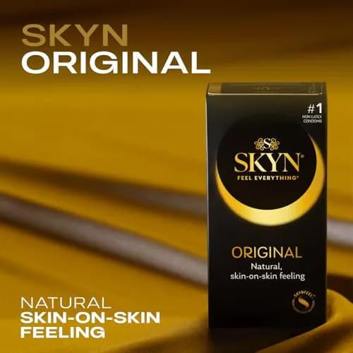 SKYN Original Polyisoprene Condoms 12 Count | Latex-Free, Lubricated, Comfortable Fit thumbnail 2