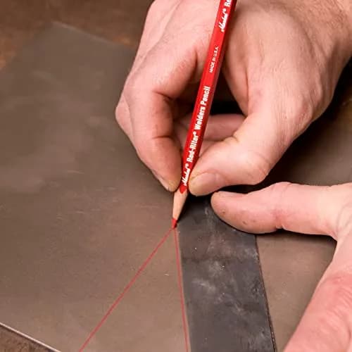 Markal Red-Riter/Silver-Streak Welder Pencil 3 Pack | Torch-Resistant Metal Marking thumbnail 3
