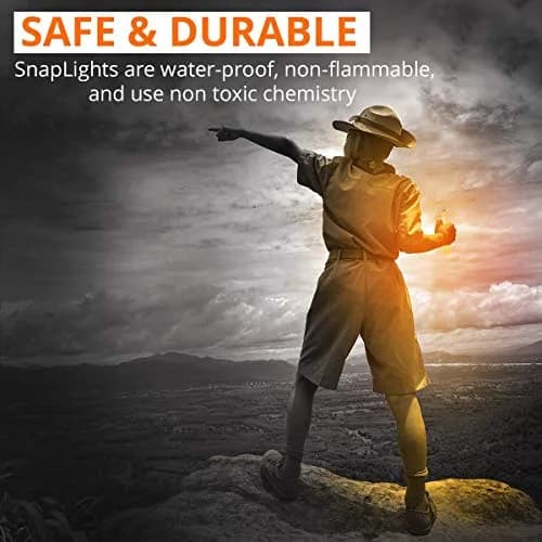 Cyalume Orange Glow Sticks 6 Inch (10 Pack) | Industrial Grade Ultra Bright Light Sticks thumbnail 5