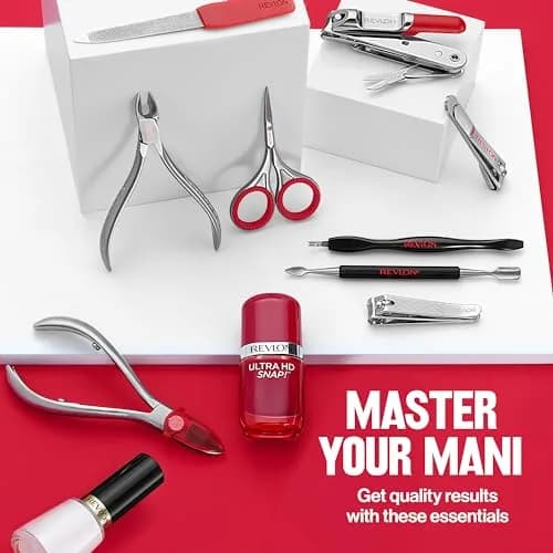 Revlon Nail Clipper With File, Curved Blade for Accurate Trimming & Grooming, Silver (9.5g) thumbnail 10