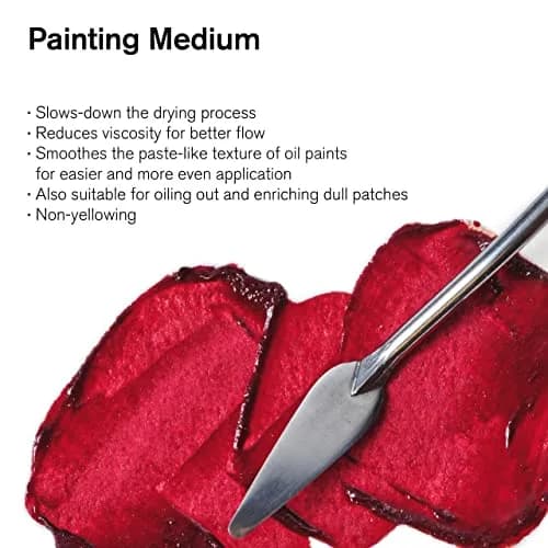 Winsor & Newton Oil Painting Medium Gloss 250ml (8.45 Fl Oz) | Slow Drying for Detail & Glazing thumbnail 2