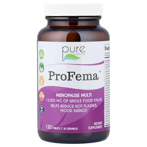 Pure Essence Labs ProFema Multivitamin for Women | Natural Menopause Relief & Hormone Balance (120 Capsules) thumbnail 1