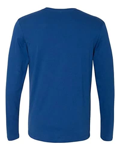 The Next Level Men's Long-Sleeve Poly/Cotton Thermal White S | Support for Indian Climate thumbnail 4