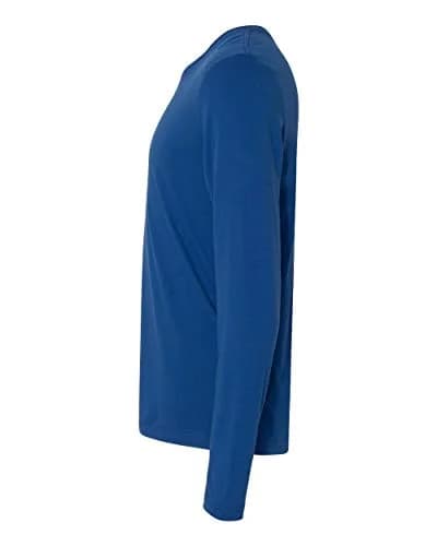 The Next Level Men's Long-Sleeve Poly/Cotton Thermal White S | Support for Indian Climate thumbnail 3
