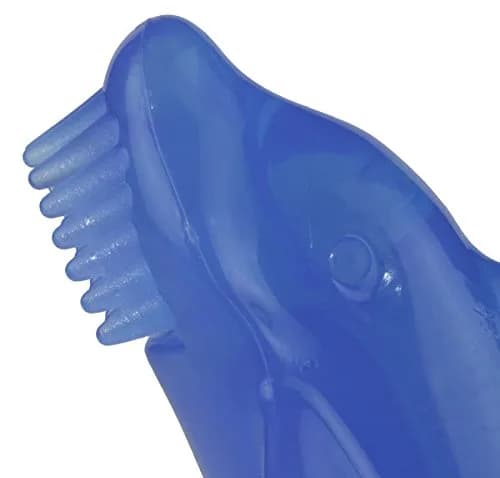 Baby Banana Shark Training Toothbrush 1 Count | Bendable Food-Grade Silicone for Gums & Teeth thumbnail 6