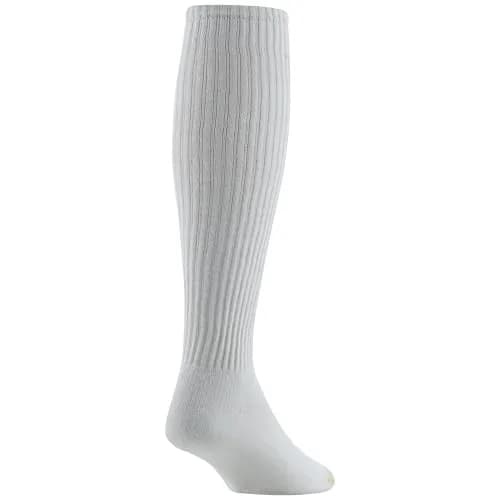 GOLDTOE Men's Ultra Tec Performance Over-The-Calf Athletic Socks, 3-Pairs, White, X-Large | Moisture Control & Durability thumbnail 4