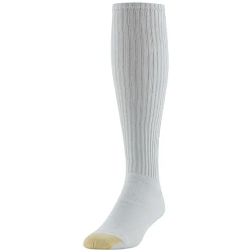 GOLDTOE Men's Ultra Tec Performance Over-The-Calf Athletic Socks, 3-Pairs, White, X-Large | Moisture Control & Durability thumbnail 2