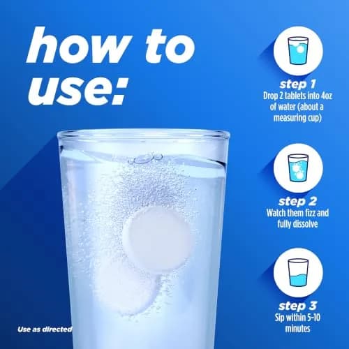 Alka-Seltzer Heartburn + Pain Effervescent Tablets 72 ct | Fast Relief for Heartburn & Pain thumbnail 5