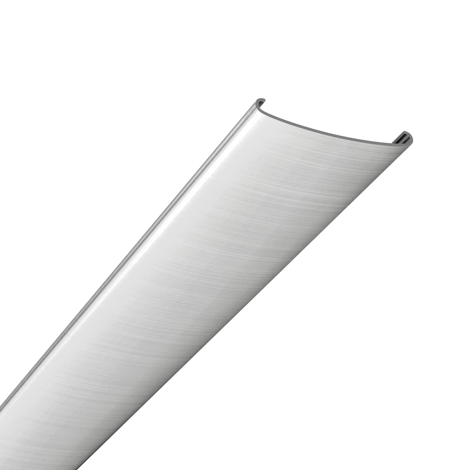 GridMAX Bermuda Bronze Ceiling Grid Cover Kit 100 sq ft | Easy Snap-On Installation for 15/16" Metal Grids — Brushed Aluminum