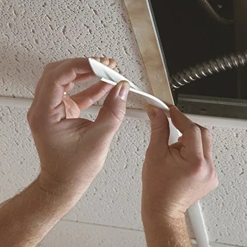 GridMAX White Ceiling Grid Cover Kit 100 sq ft | Snaps Over 15/16" Metal Grid thumbnail 2