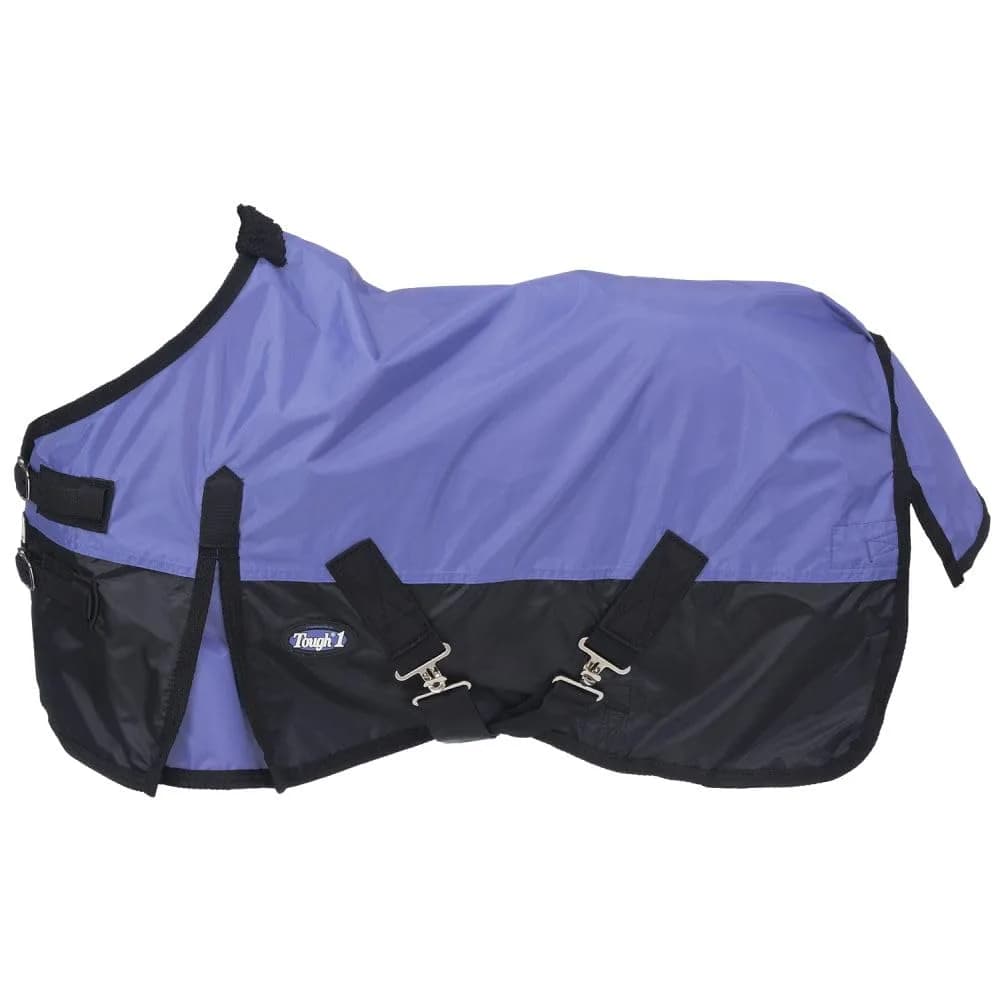 Tough 1 Mini 420D Water-Resistant Sheet - Royal Blue - 36" (91 cm) | Equestrian Outdoor Protection — Purple