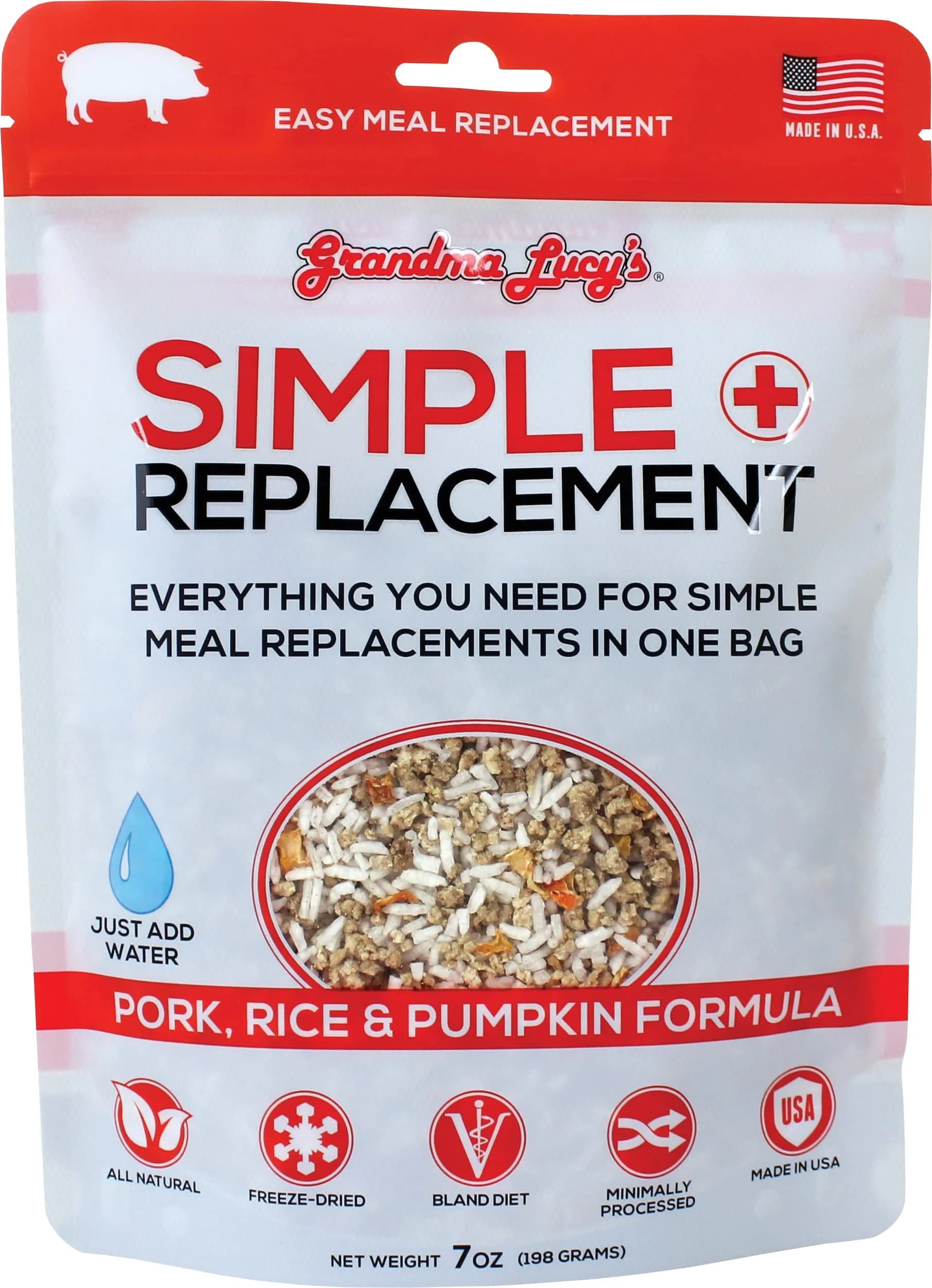 Grandma Lucy's Pork & Rice Digestive Remedy 7oz | Supports Sensitive Stomachs - main product image