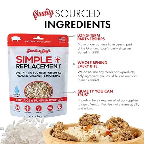 Grandma Lucy's Pork & Rice Digestive Remedy 7oz | Supports Sensitive Stomachs thumbnail 5