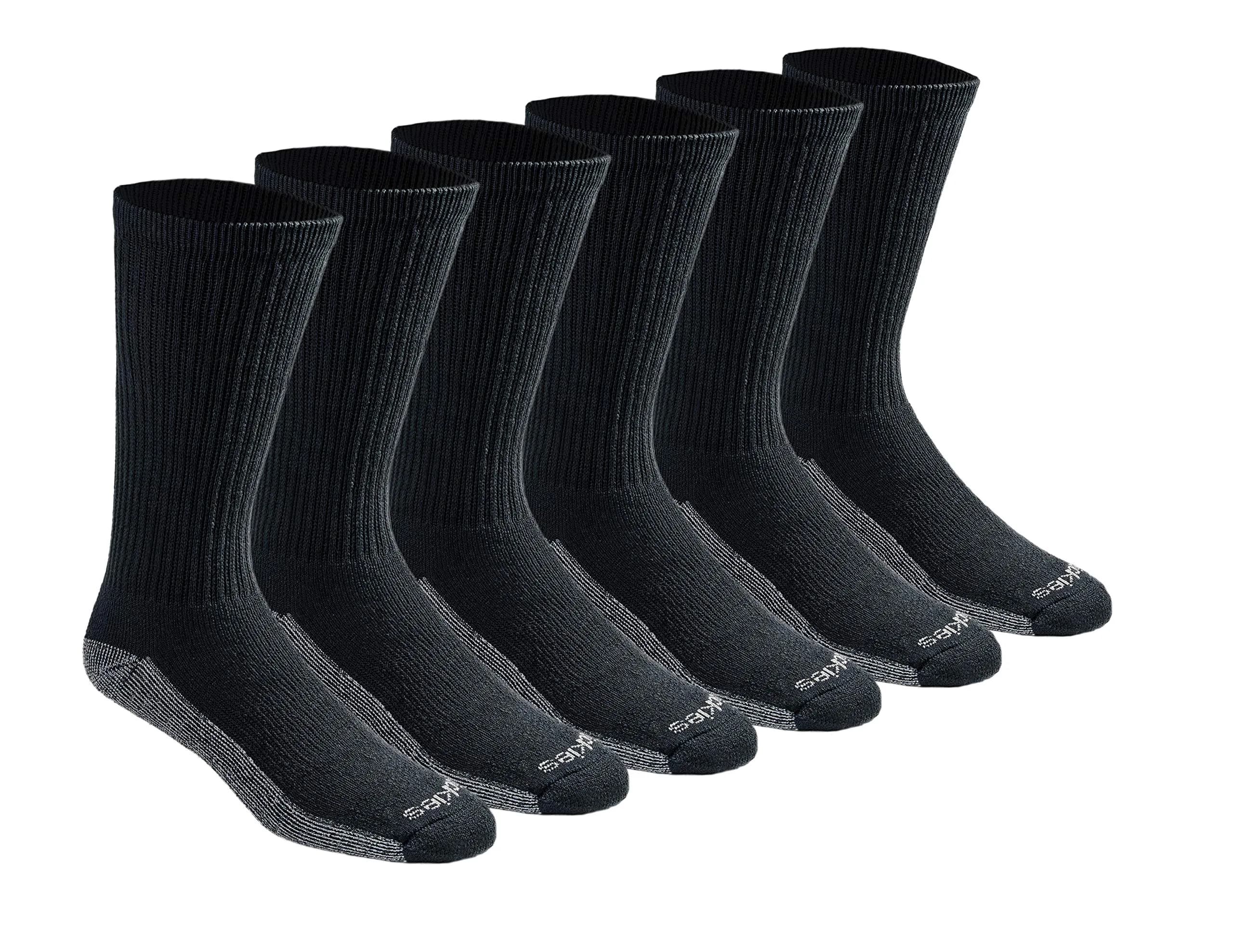Dickies Dri-Tech Moisture Control Crew Socks Large | Breathable & Reinforced (70-120 chars)