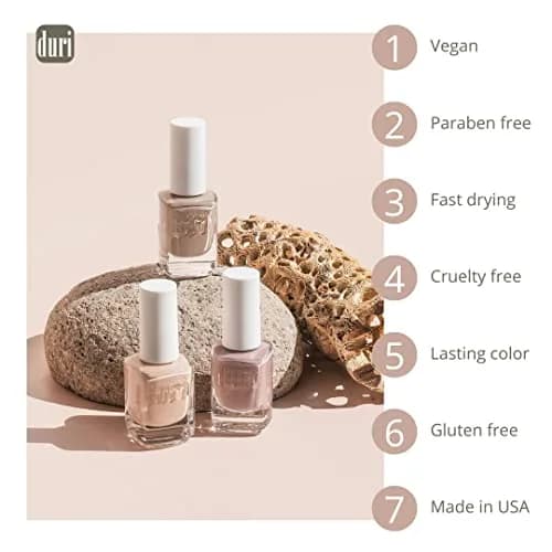 duri Nail Polish Senorita Peach 13ml (0.45 Fl Oz) | Long-Lasting Glossy Finish thumbnail 4