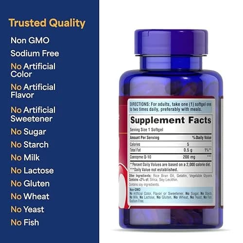 Puritan's Pride Coenzyme CoQ10 200mg thumbnail 6