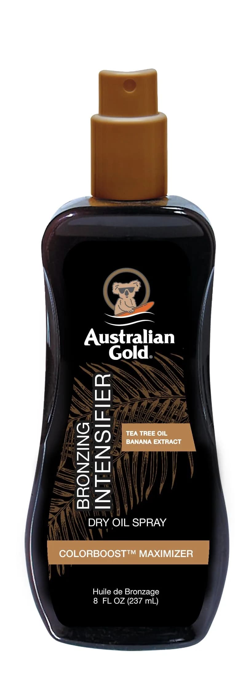 Australian Gold Bronzing Intensifier Dry Oil Spray 8 Fl Oz | Colorboost Maximizer for Sun-Kissed Skin