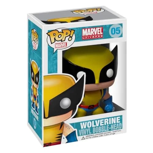 Funko Pop! Marvel: X-Men Wolverine Vinyl Bobble Head | 3 ¾ inch stylized collectible for Marvel fans thumbnail 1