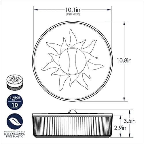 Nordic Ware Microwave Tortilla and Pancake Warmer, 10-Inch | Fits Large Tortillas & More thumbnail 5