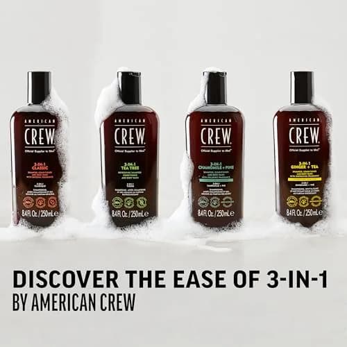American Crew 3-in-1 Shampoo, Conditioner & Body Wash 450ml (15.2 fl oz) | Classic Scent for Men thumbnail 6