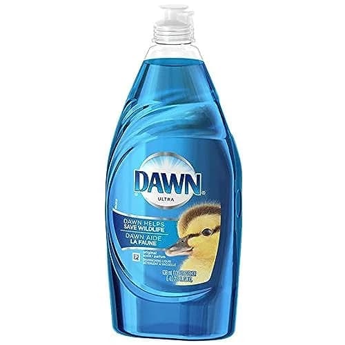 Dawn Ultra Dishwashing Liquid Dish Soap, Original Scent, 635ml (21.6 Fl Oz) | 3X Grease-Cleaning Power thumbnail 1