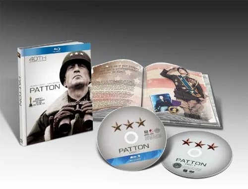 20TH CENTURY STUDIOS Patton (40th Anniversary Limited Edition) Blu-ray Book | 2 Formats, 8 Oscars, Factory Sealed thumbnail 2
