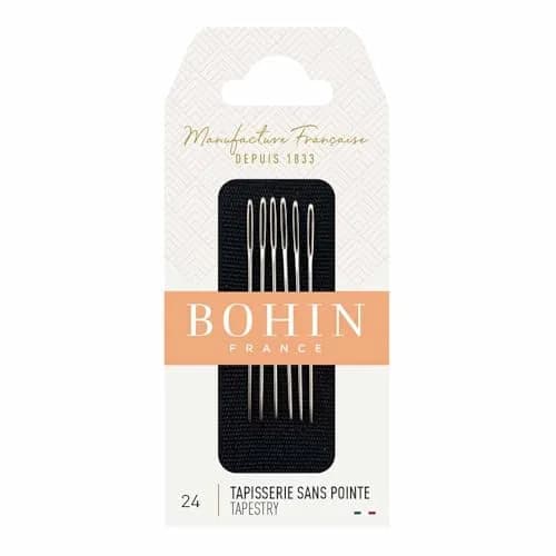 Bohin Tapestry Hand Needles Size 24 | Blunt Point for Canvas thumbnail 1