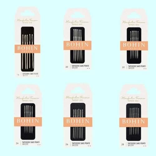 Bohin Tapestry Hand Needles Size 24 | Blunt Point for Canvas thumbnail 2