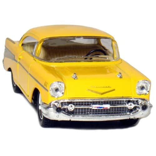KiNSMART 1957 Chevy Bel Air Coupe 1:40 Scale 5" Die Cast Metal Classic Toy Car (4Set) | Authentic Miniature with Pull-Back Action thumbnail 5