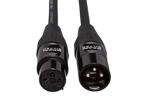 Hosa HMIC-003 REAN XLR3F to XLR3M Microphone Cable, 3 Feet | Pro-Grade, Crystal-Clear Audio, Road-Ready Durability thumbnail 2