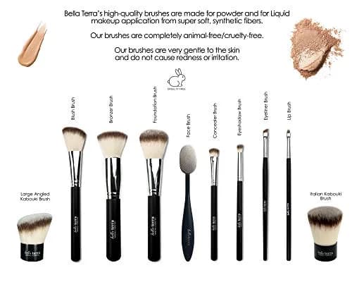 Bellaterra Cosmetics Mineral Powder Foundation Latte | Medium Warm Shade | Buildable Matte Finish 9g thumbnail 8