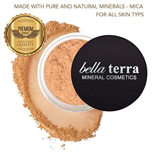 Bellaterra Cosmetics Mineral Powder Foundation Natural 9g | Matte Finish, Long-Lasting, Buildable for Everyday Wear thumbnail 2